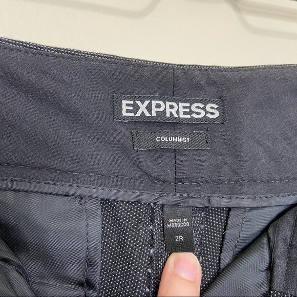 Express The Columnist Fit Gray Career Dress Pants - Picture 7 of 9